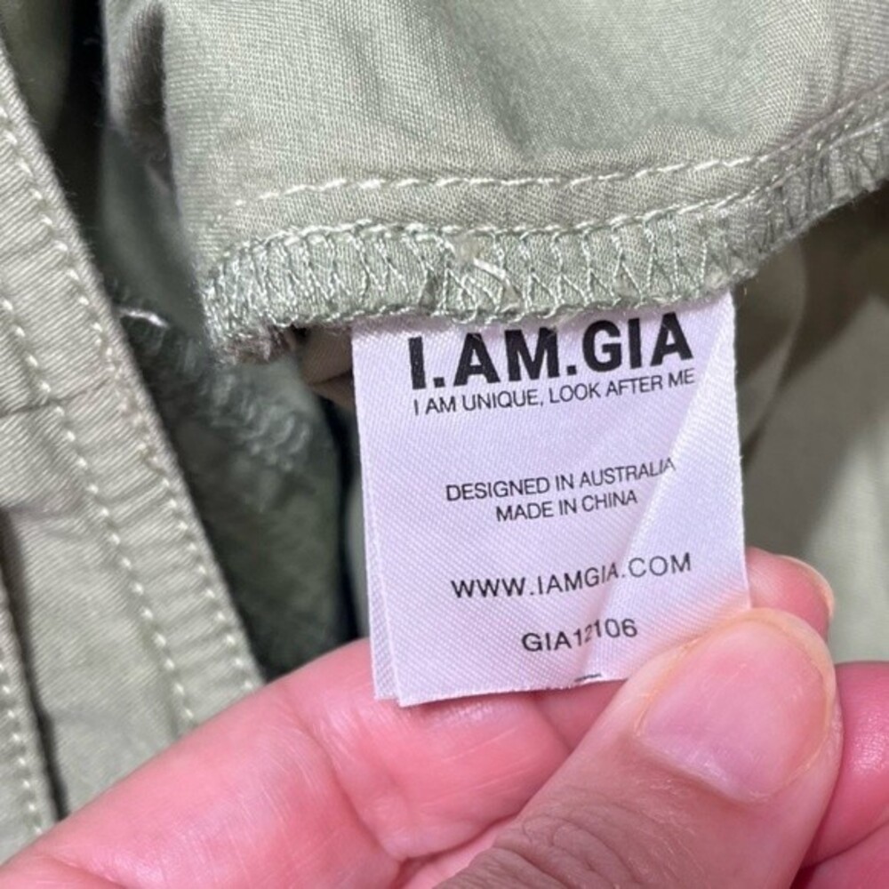 I. AM. GIA. Jetta Cargo Y2K 90s Pants in Matcha Green XS - Picture 15 of 16